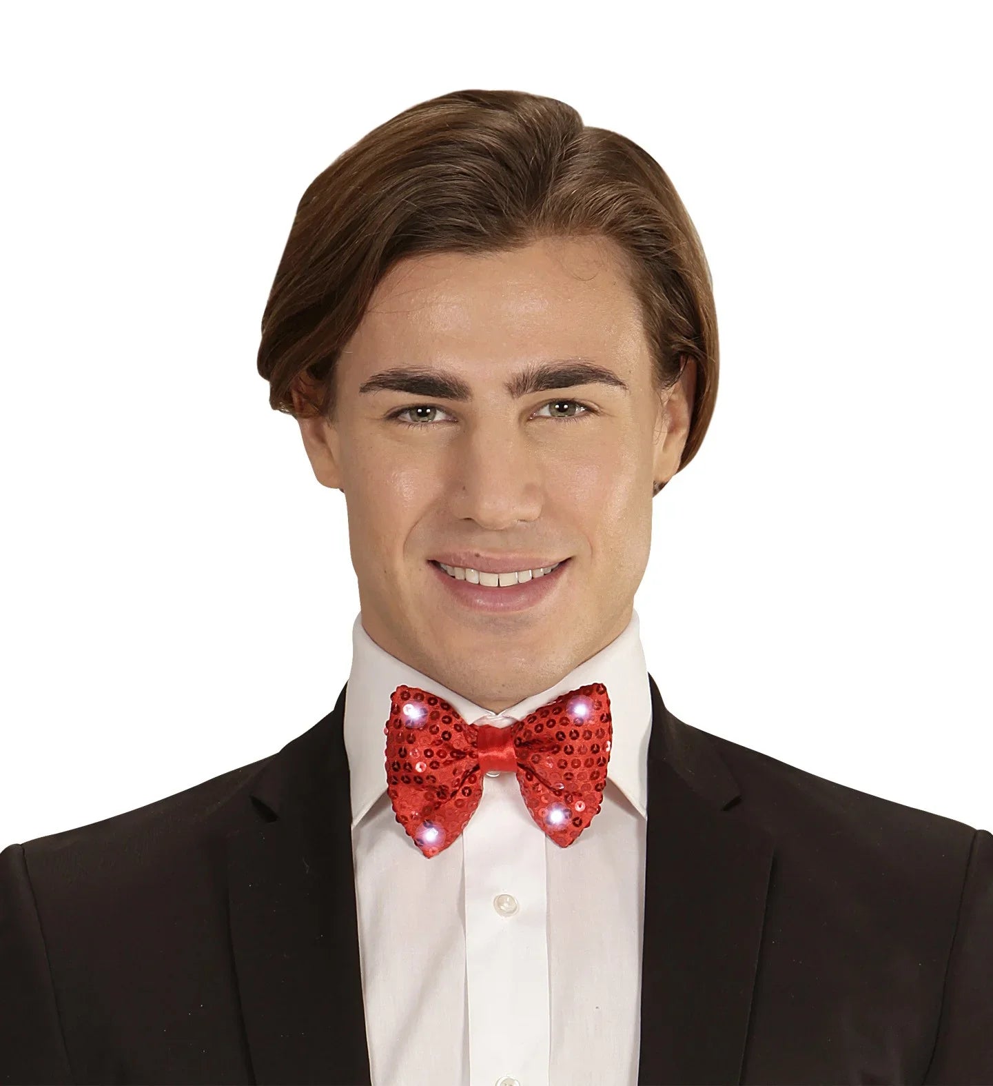 Pajarita Roja con Luces Corbatas, Pajaritas y Tirantes Widmann